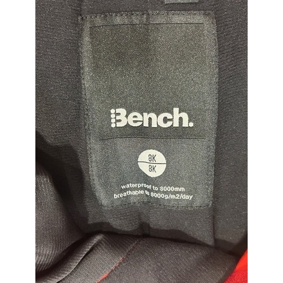 Bench UK Mens Ski Snowboarding Waterproof Pants Red Cargo Pockets NWT - M - Picture 9 of 16